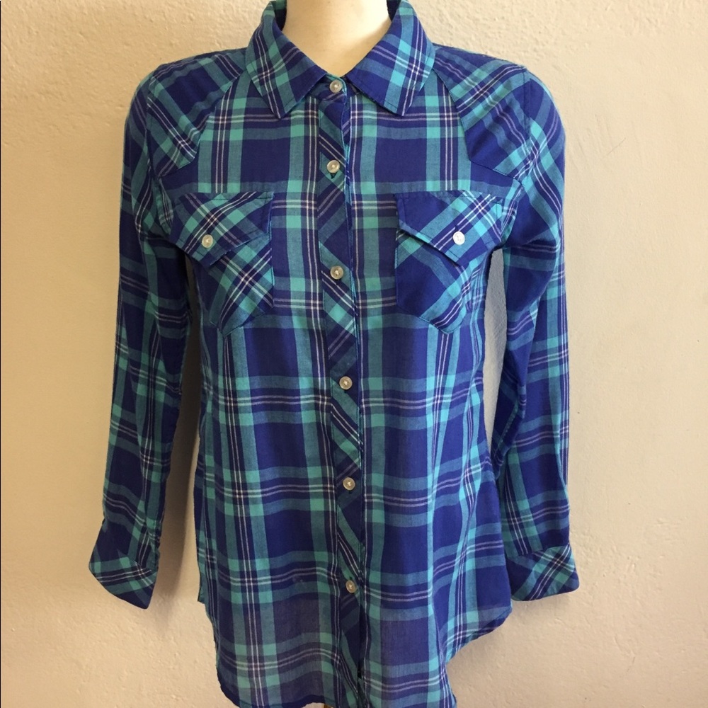 Rails plaid shirt, XS